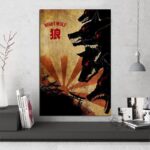 Japansk Maleri med Nattulv 3