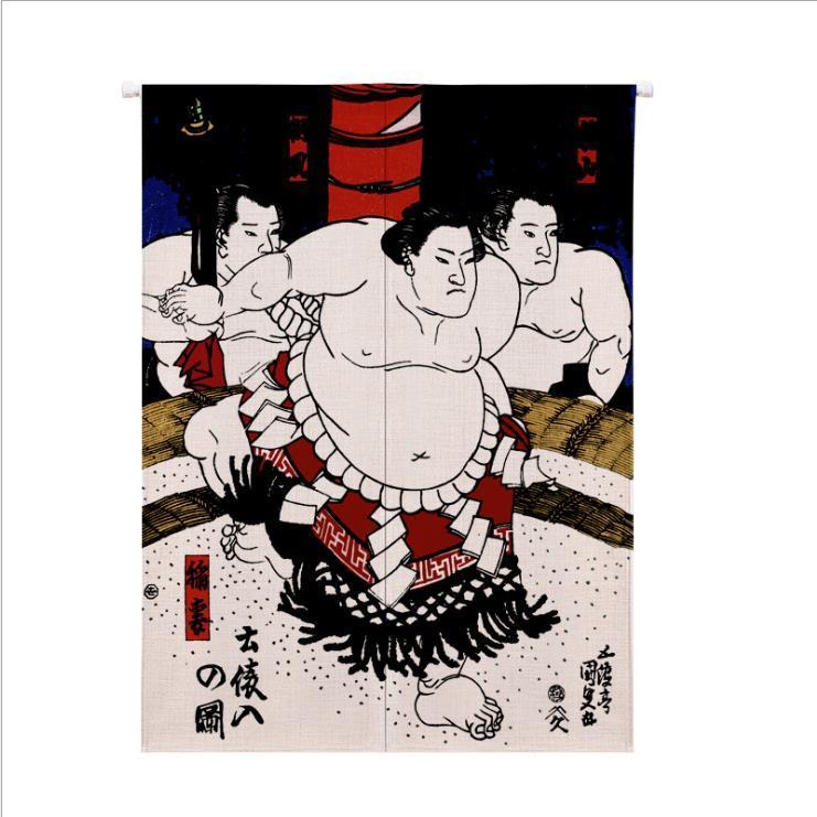 Japansk Noren Sumo Japansk Noren Sumo