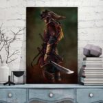 Japansk Plakat Samurai Berkserker 3