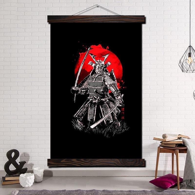 Japansk Plakat Samurai adel Japansk Plakat Samurai adel