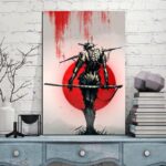 Japansk Plakat Steampunk Samurai 1