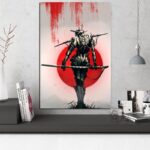 Japansk Plakat Steampunk Samurai 3