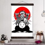 Japansk Plakat Tjener