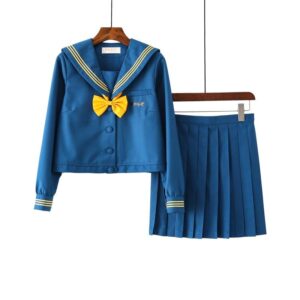 Japansk Skoleuniform Bla