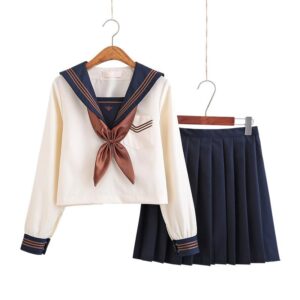 Japansk Skoleuniform Brun