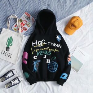 Japansk Streetwear hettegenser 6