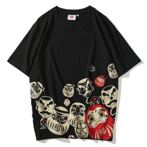 Japansk T skjorte Daruma