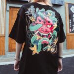 Japansk T skjorte Demonisk 2