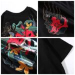 Japansk T skjorte Demonisk 9