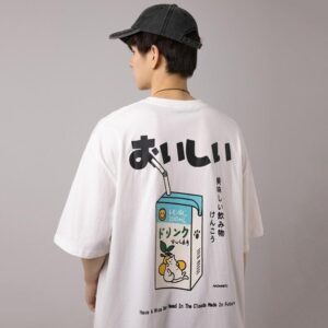 Japansk T skjorte I Harajuku stil