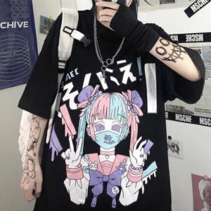 Japansk T skjorte Lolita