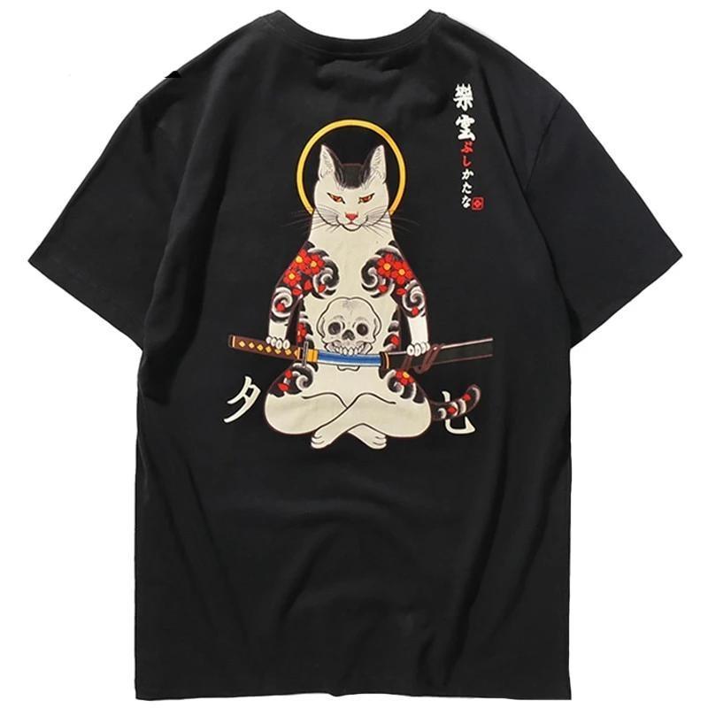 Japansk T skjorte Samuraienes Vei Japansk T skjorte Samuraienes Vei