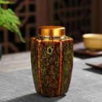 Japansk Te eske Vintage Fargerik 3