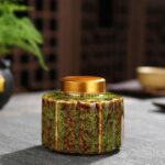 Japansk Te eske Vintage Fargerik 5
