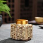 Japansk Te eske Vintage Fargerik 8