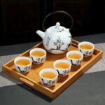 Japansk Tekanne med Blomster 2