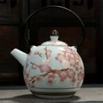 Japansk Tekanne med Blomster 4