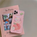 Japansk Telefonveske med Ferskenprint 3