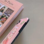Japansk Telefonveske med Ferskenprint 4