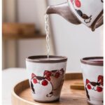 Japansk Teservise Katter Fra Japan 1