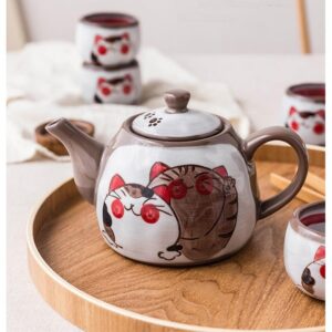 Japansk Teservise Katter Fra Japan