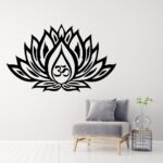 Japansk Veggklistremerke Lotus