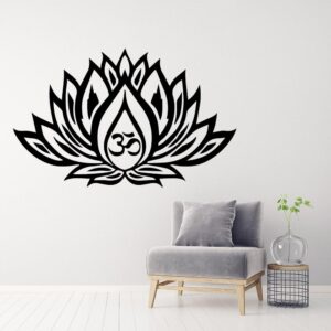 Japansk Veggklistremerke Lotus