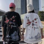 Japanska T skjorte Gamla Japan 2