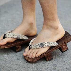 Japanske Geta sandaler I Tre