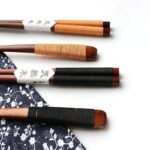 Japanske Spisepinner og Skjeer I Tre 5