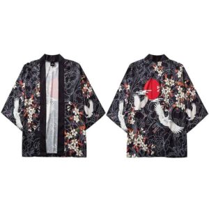Kimono Kort Trane 2