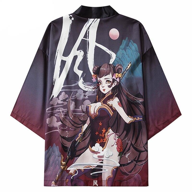 Kort Kimono Jakke Kort Kimono Jakke