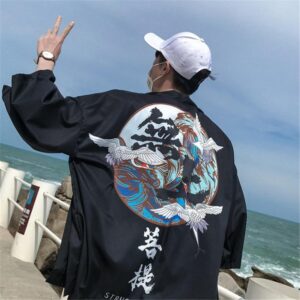 Kort Kimono Menn og Kvinner