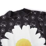 Kort Kimono med Blomster 1