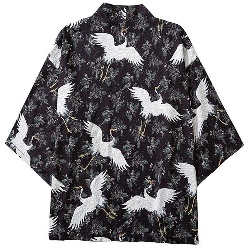 Kort Kimono med Kran Kort Kimono med Kran