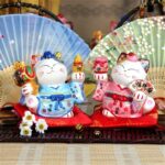 Maneki Neko Bla og Rosa 1