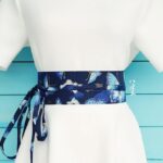 Marineblatt Obi belte med Sommerfuglmonster 1