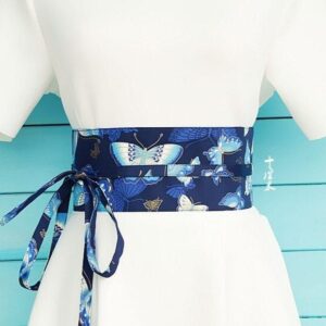 Marineblatt Obi belte med Sommerfuglmonster