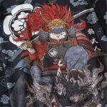 Samurai Katt Kimono Kort 3