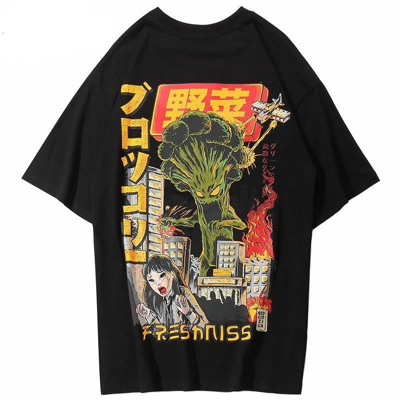 T skjorte med Japansk Tekst Demon T skjorte med Japansk Tekst Demon