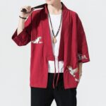 Tradisjonell Kort Kimono 6