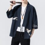 Tradisjonell Kort Kimono 7