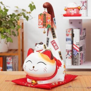 Vinkende Heldig Katt Maneki Neko