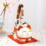 Vinkende Heldig Katt Maneki Neko 5
