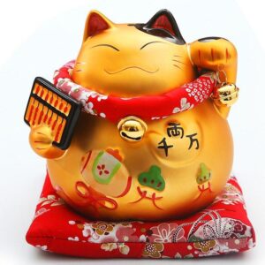 Vinkende Lykkekatt Gull