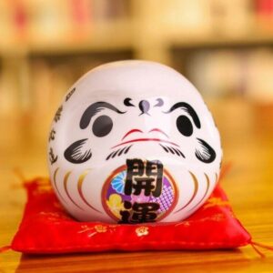 daruma sparebosse hvit
