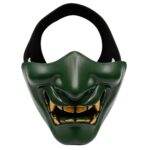 gronn oni maske