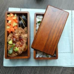japansk bentoboks i tre