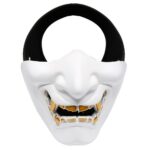 japansk hvit demonmaske