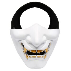 japansk hvit demonmaske
